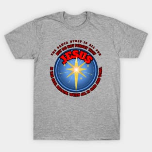 Christmas Holiday star Jesus the real reason for season T-Shirt